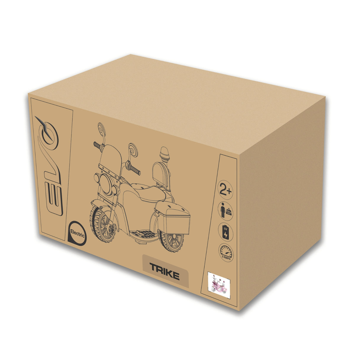 Evo 6V Kids Electric Ride-On Dream Mini Trike Bike