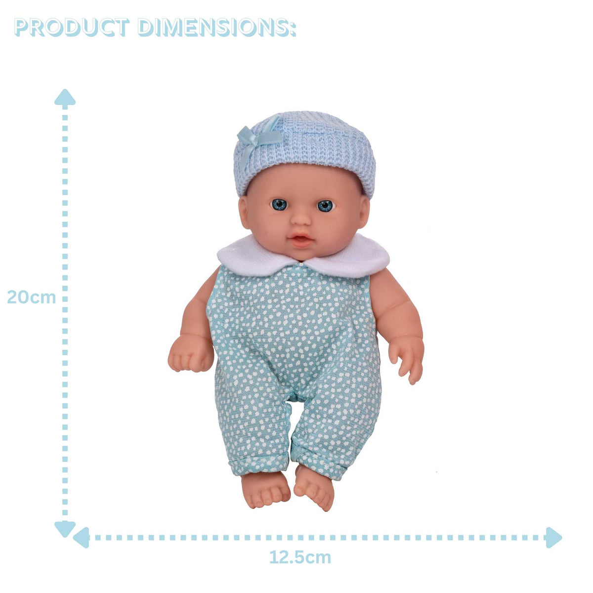 BabyBoo Cutie Baby Doll - Blue