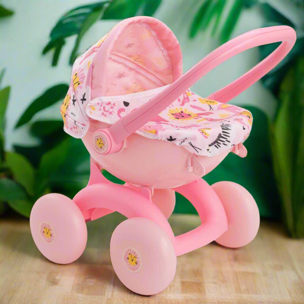 BabyBoo My First 4 in 1 Dolls Pram - Jungle