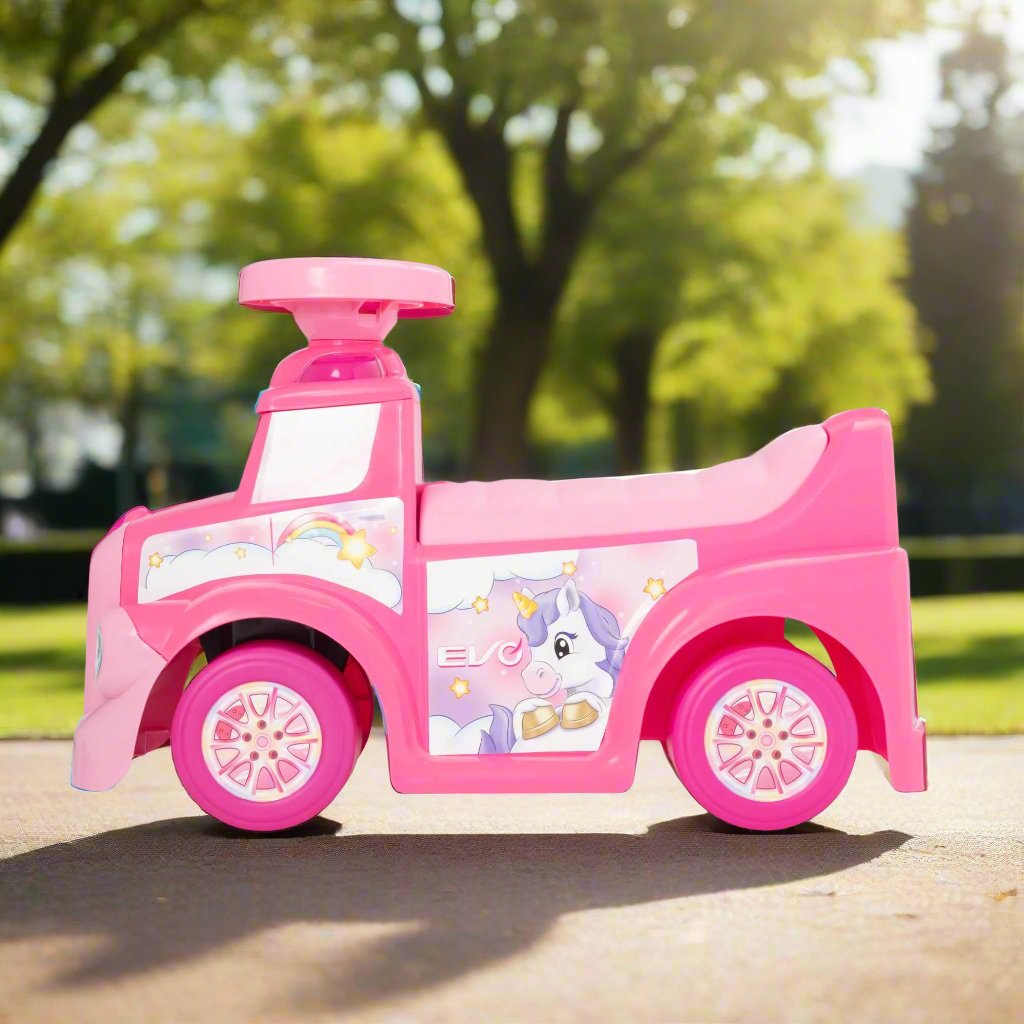 EVO My First Foot-To-Floor Unicorn Car