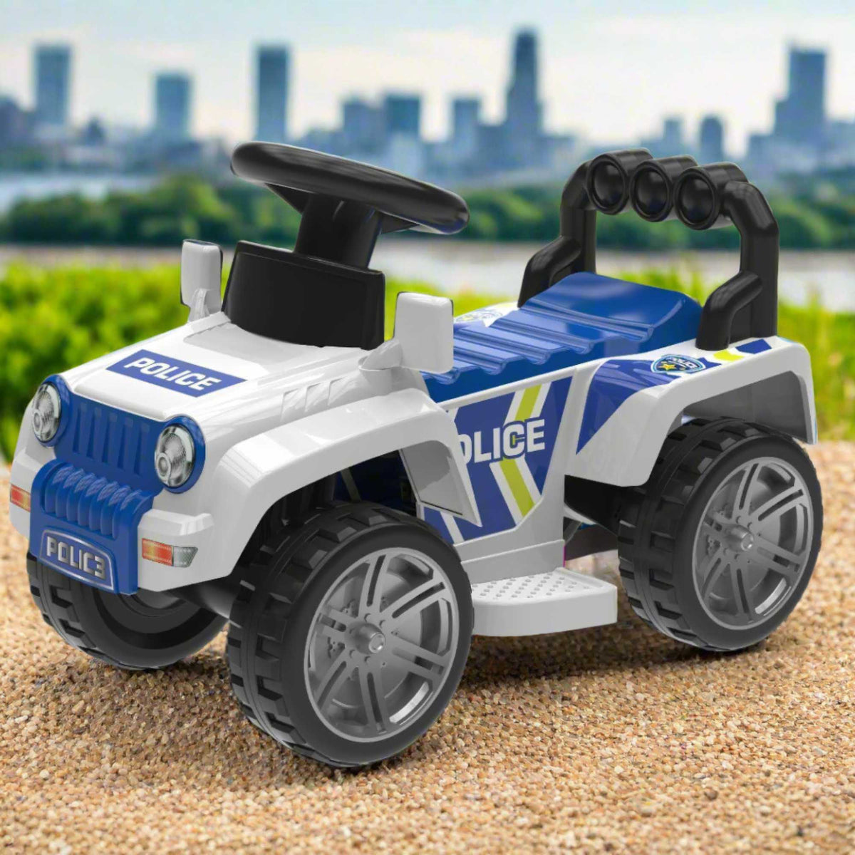 EVO Electric Ride On Police 4x4 Truck