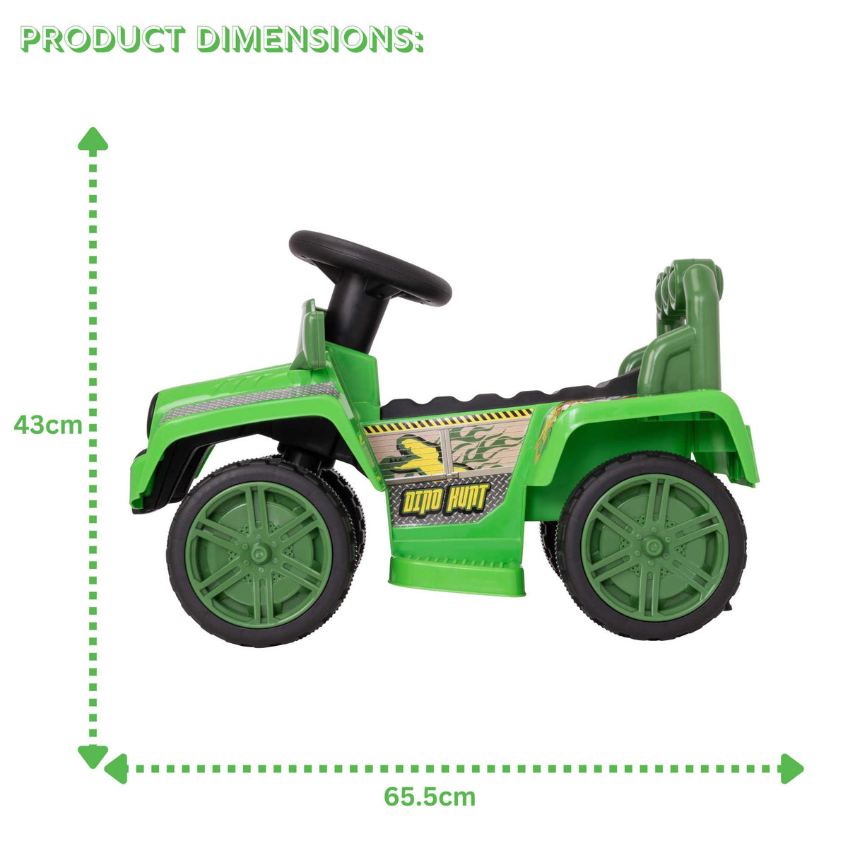EVO Electric Ride On Dinosaur 4x4 Truck