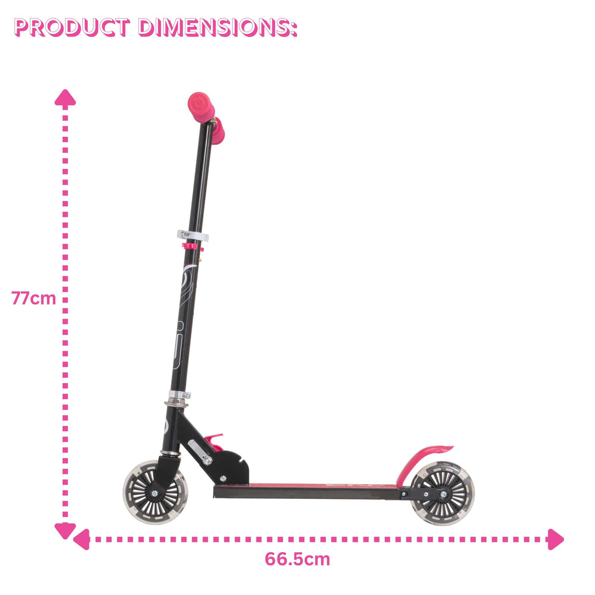 EVO Light Up Inline Scooter - Pink