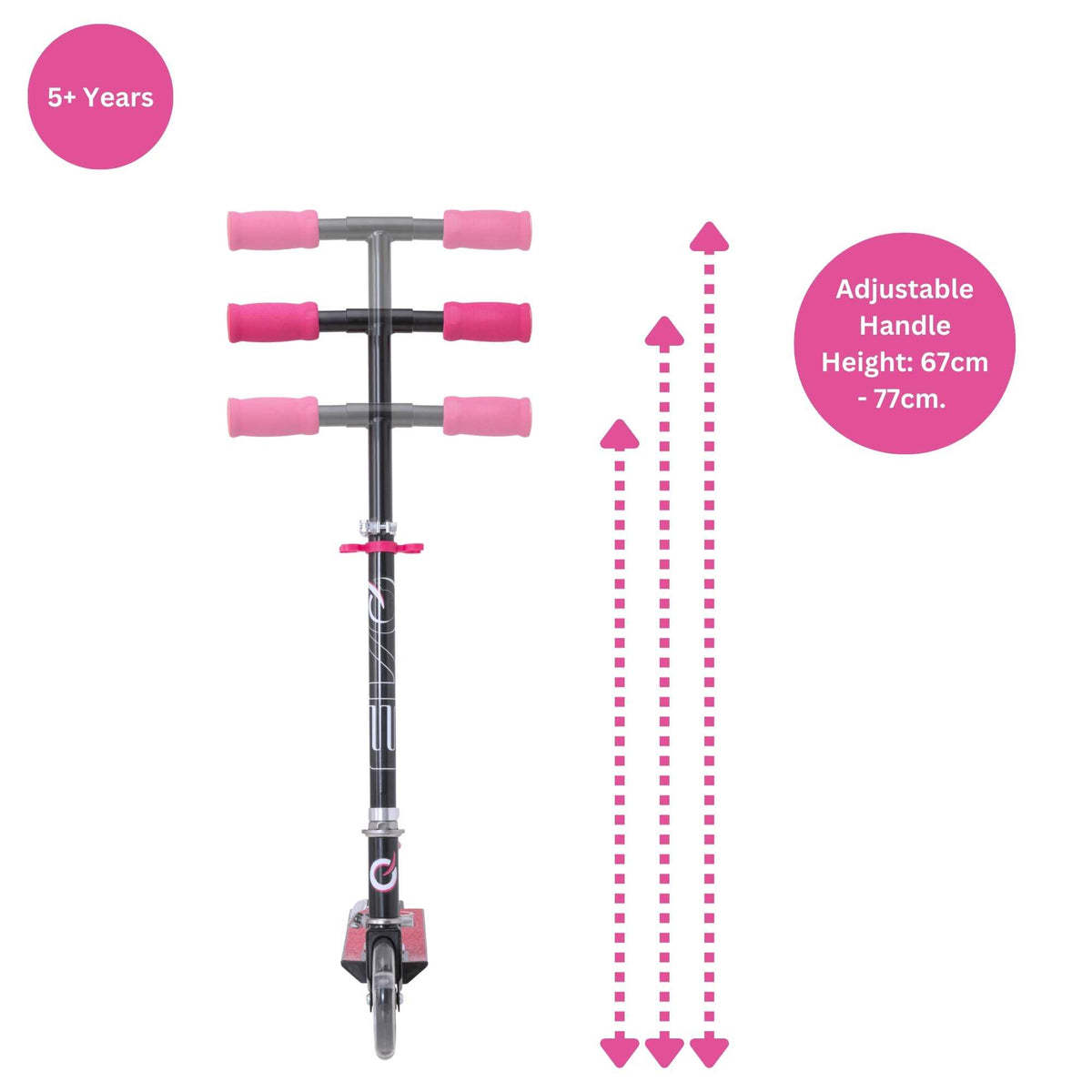 EVO Light Up Inline Scooter - Pink