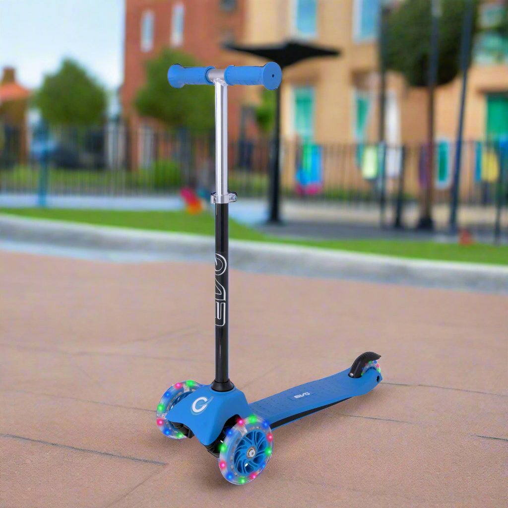 EVO Light Up Mini Cruiser Scooter - Baby Blue