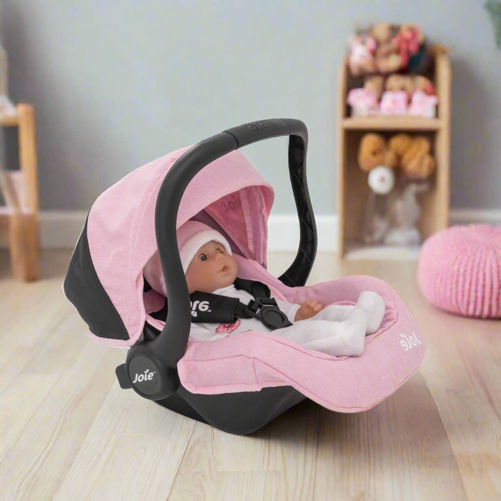 Joie I-Gemm Dolls Car Seat - Pink & Black