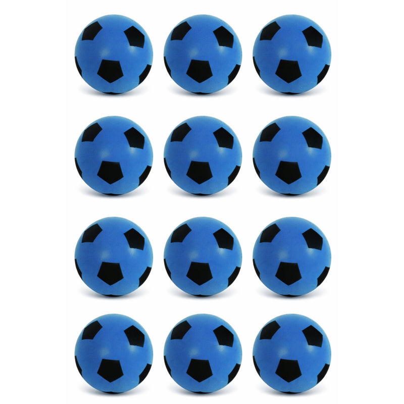 Foam Football Pack Of 12 - Blue