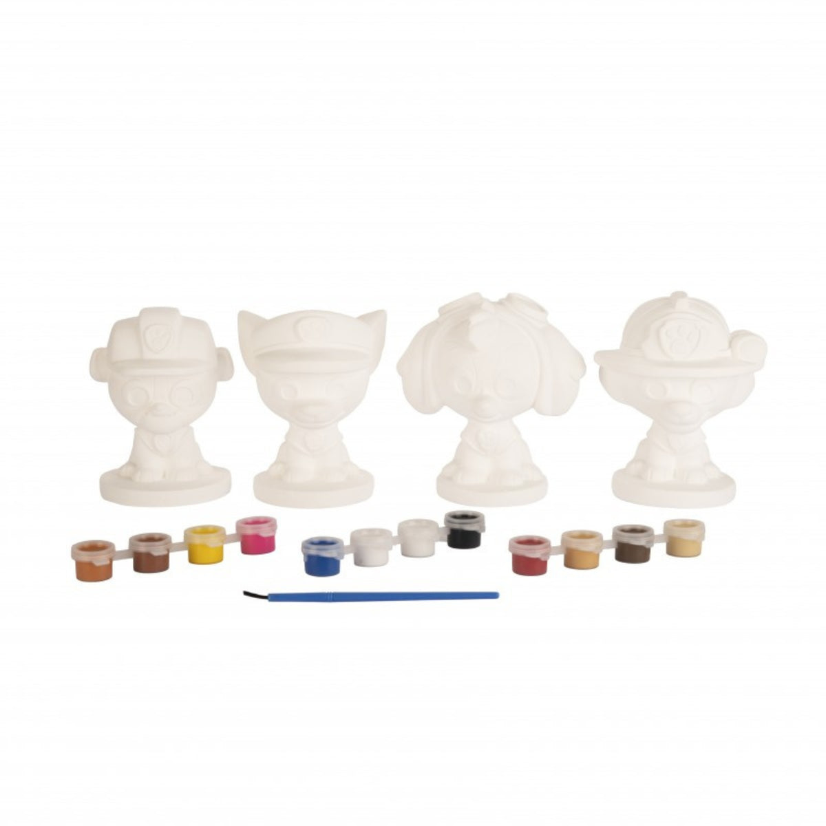 Paw Patrol Paint Your Own Figure Set – 4 Character Craft Kit with Paints