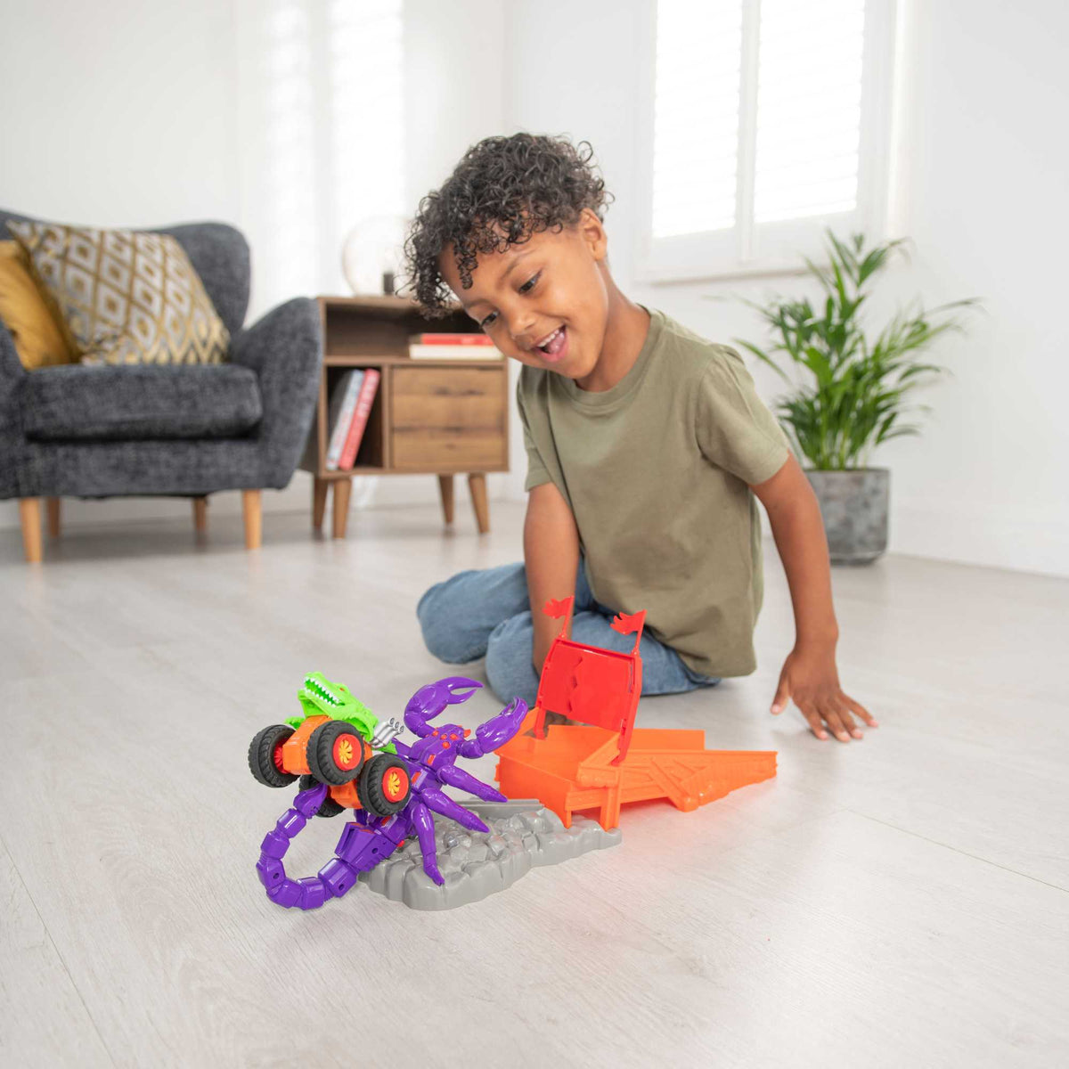 Teamsterz Monster Jaws Scorpion Slam Playset