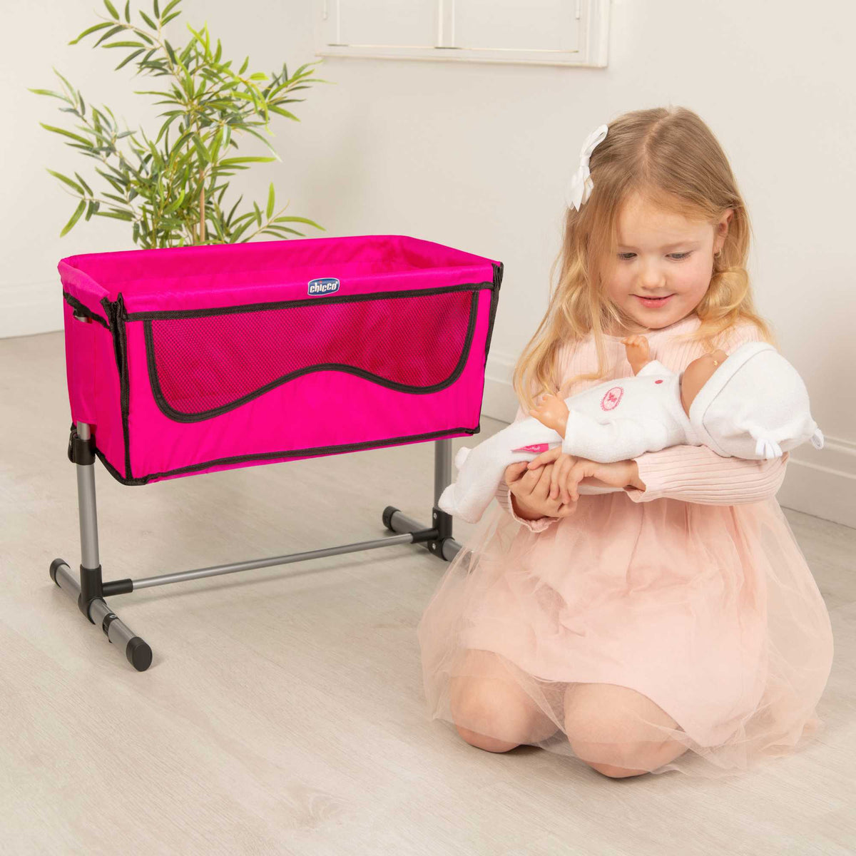 Chicco Next2You Dolls Cot - Pink