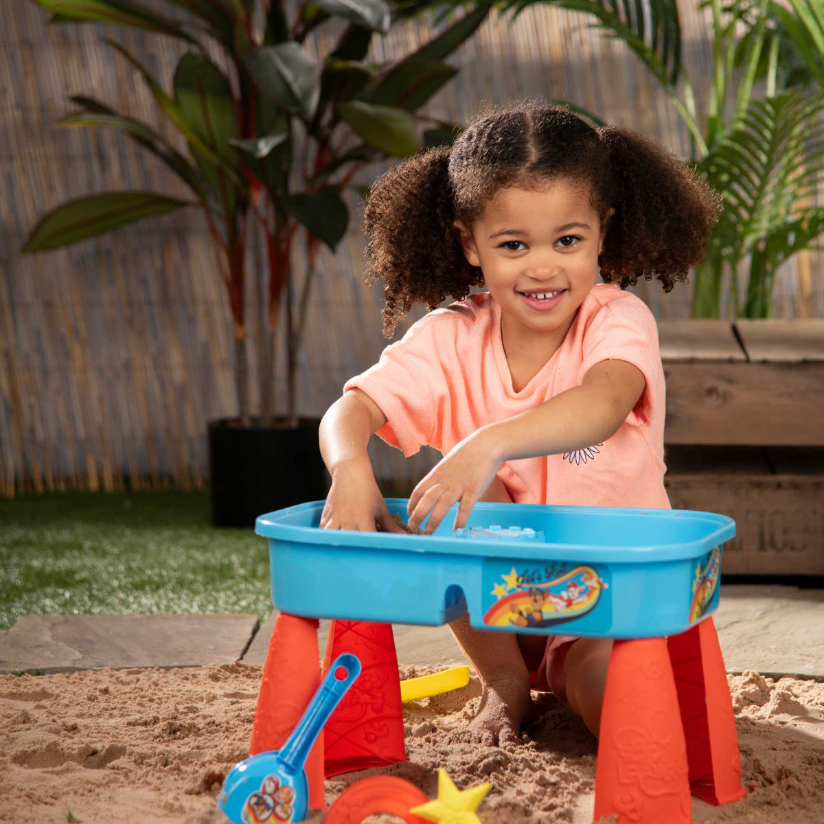 Paw Patrol Sand & Water Tablet - Includes Spade, Rake & Sand Moulds