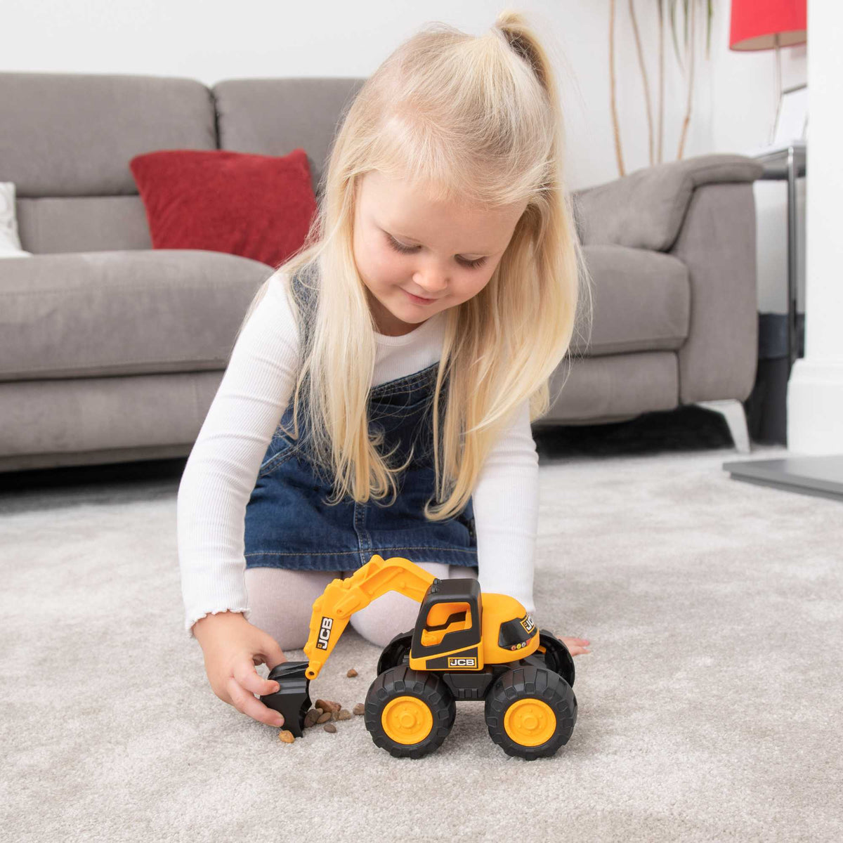 Teamsterz JCB 7" Excavator Construction Truck