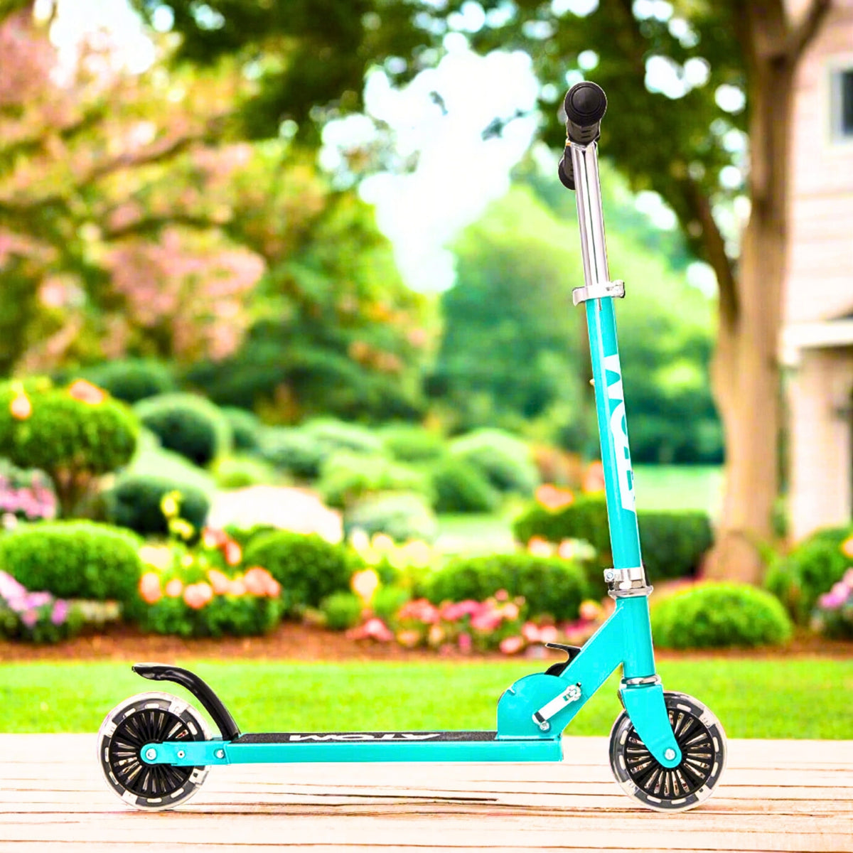 ATOM Light Up Inline Scooter - Teal