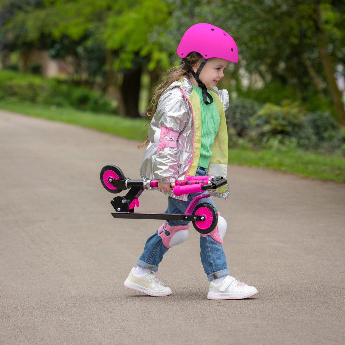 ATOM Inline Scooter - Pink Camouflage