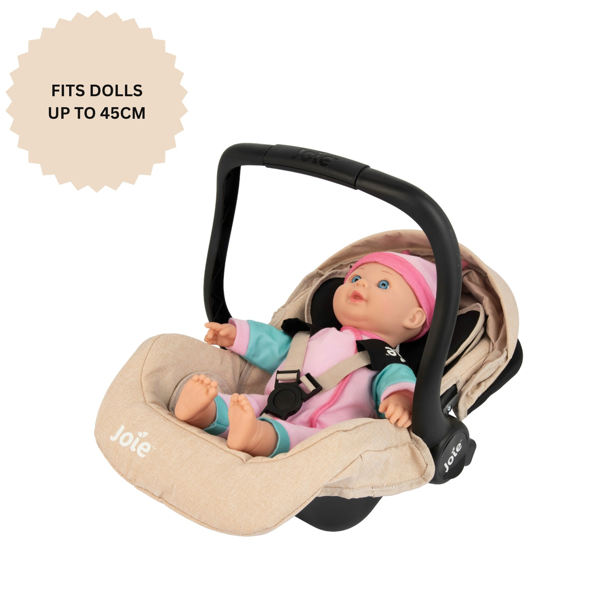 Joie I-Gemm Dolls Car Seat - Stone & Black