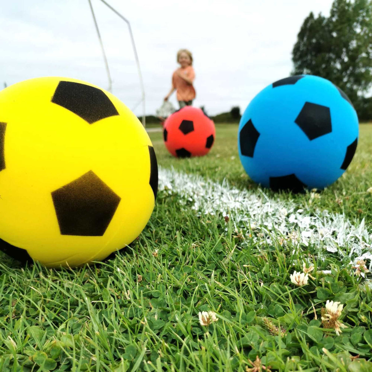 Foam Footballs | Pack of 2 | Blue, Red