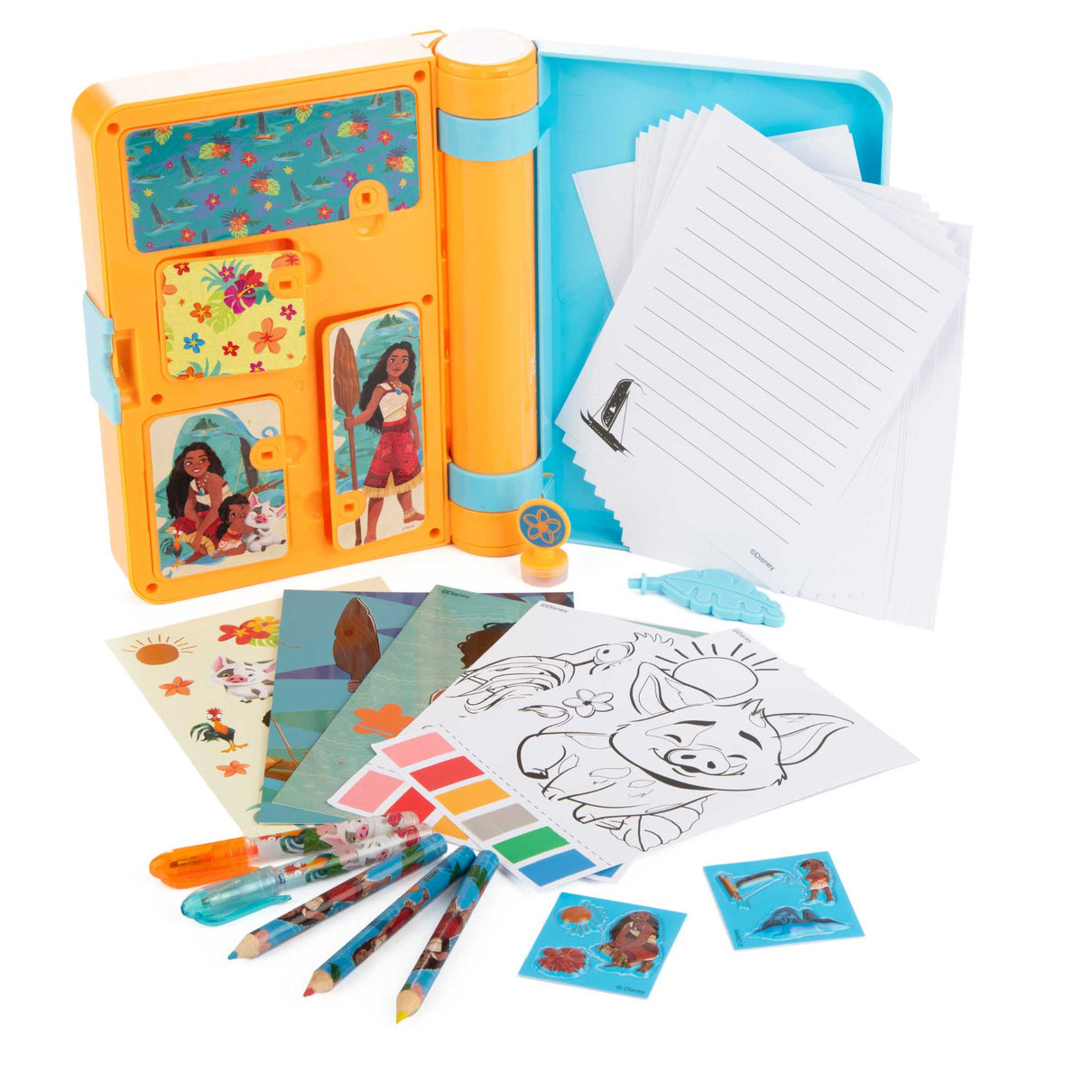 Disney Moana 2 Activity Craft Set for Girls – 30+ Accessories Surprise Arts & Crafts Kit