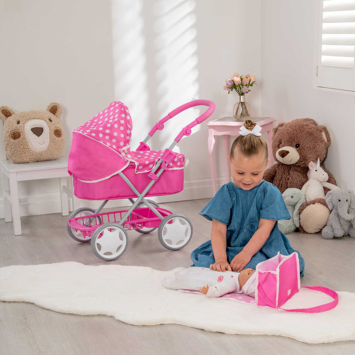 Dolly Tots Junior Dolls Pram
