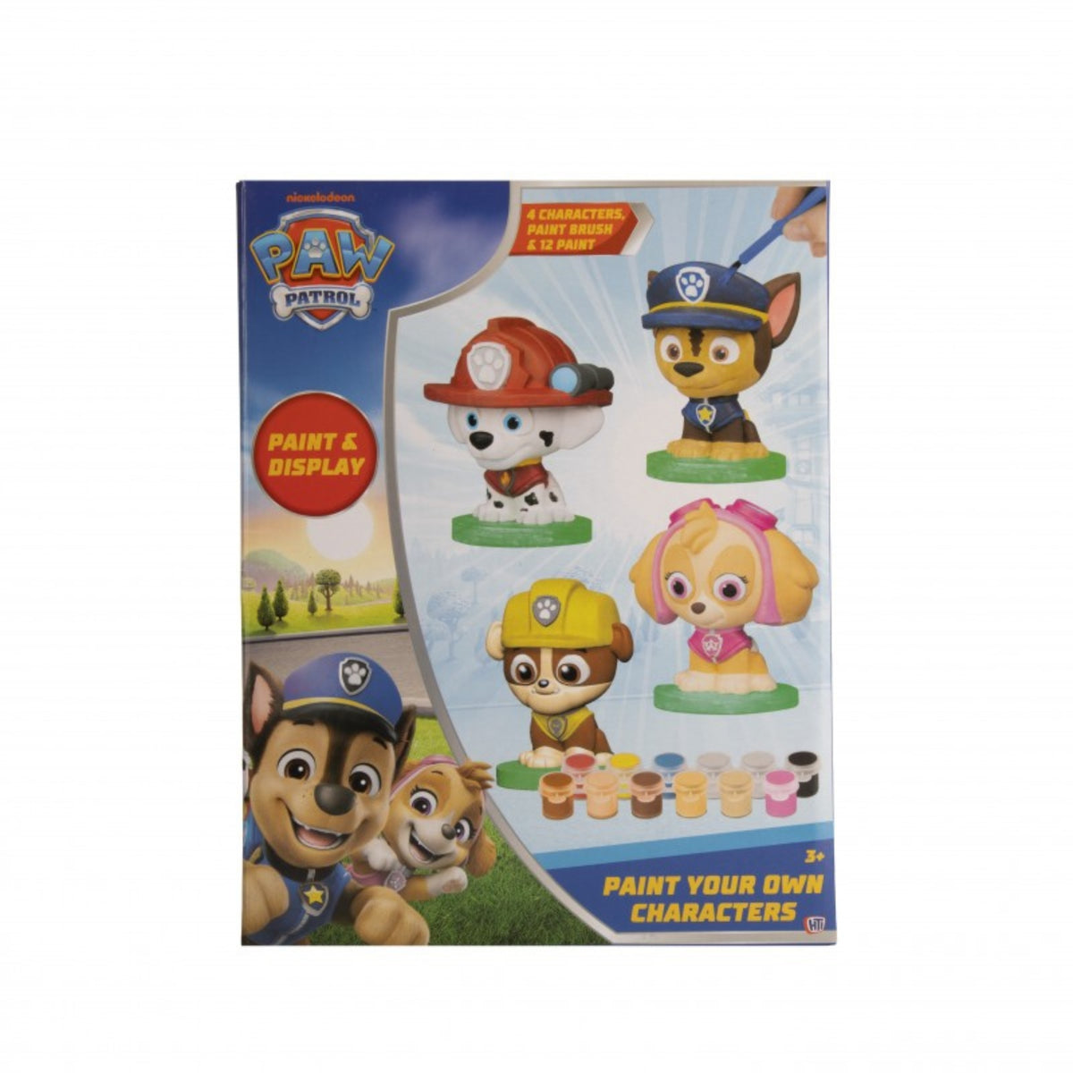 Paw Patrol Paint Your Own Figure Set – 4 Character Craft Kit with Paints