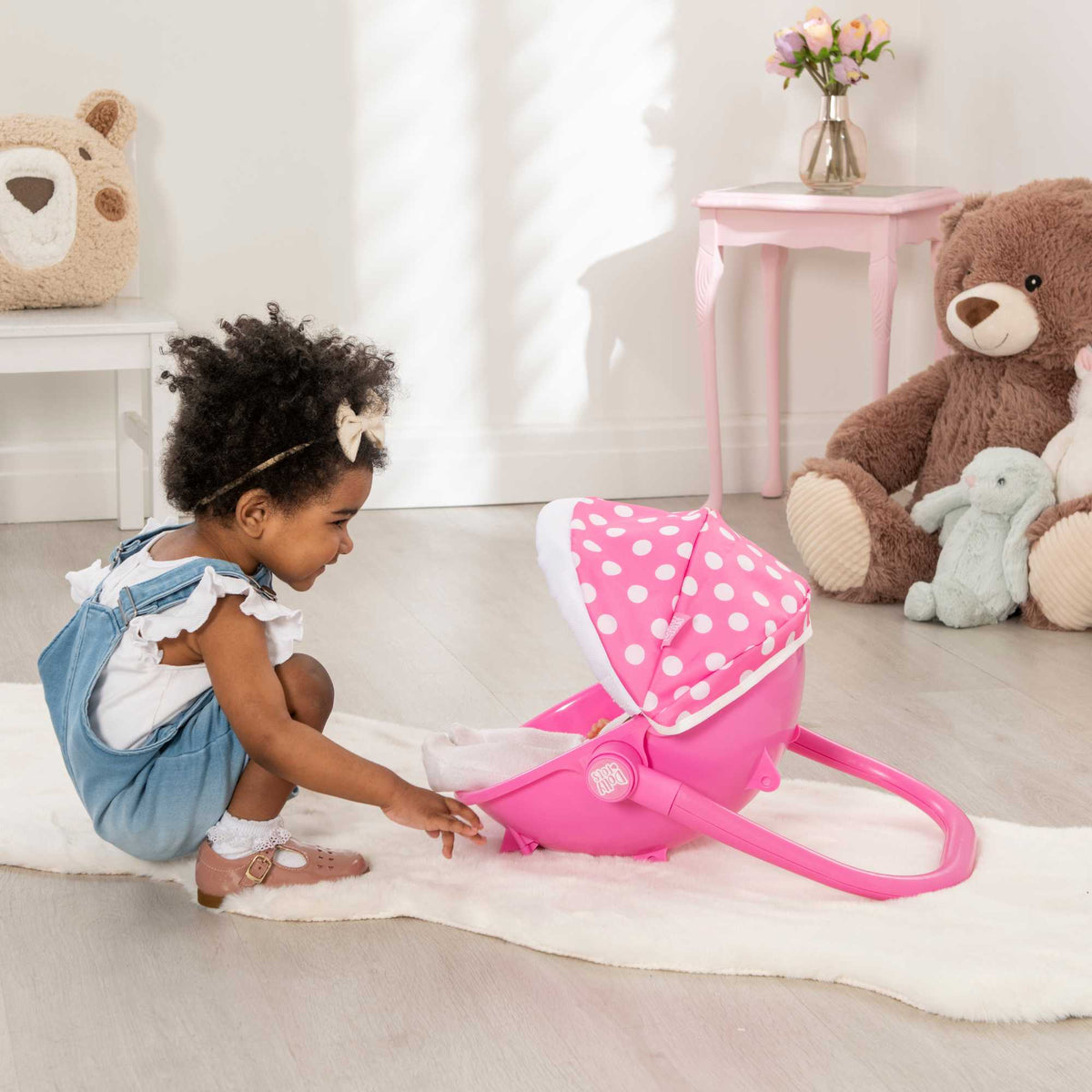Dolly Tots My First 4 in 1 Dolls Pram - Pink
