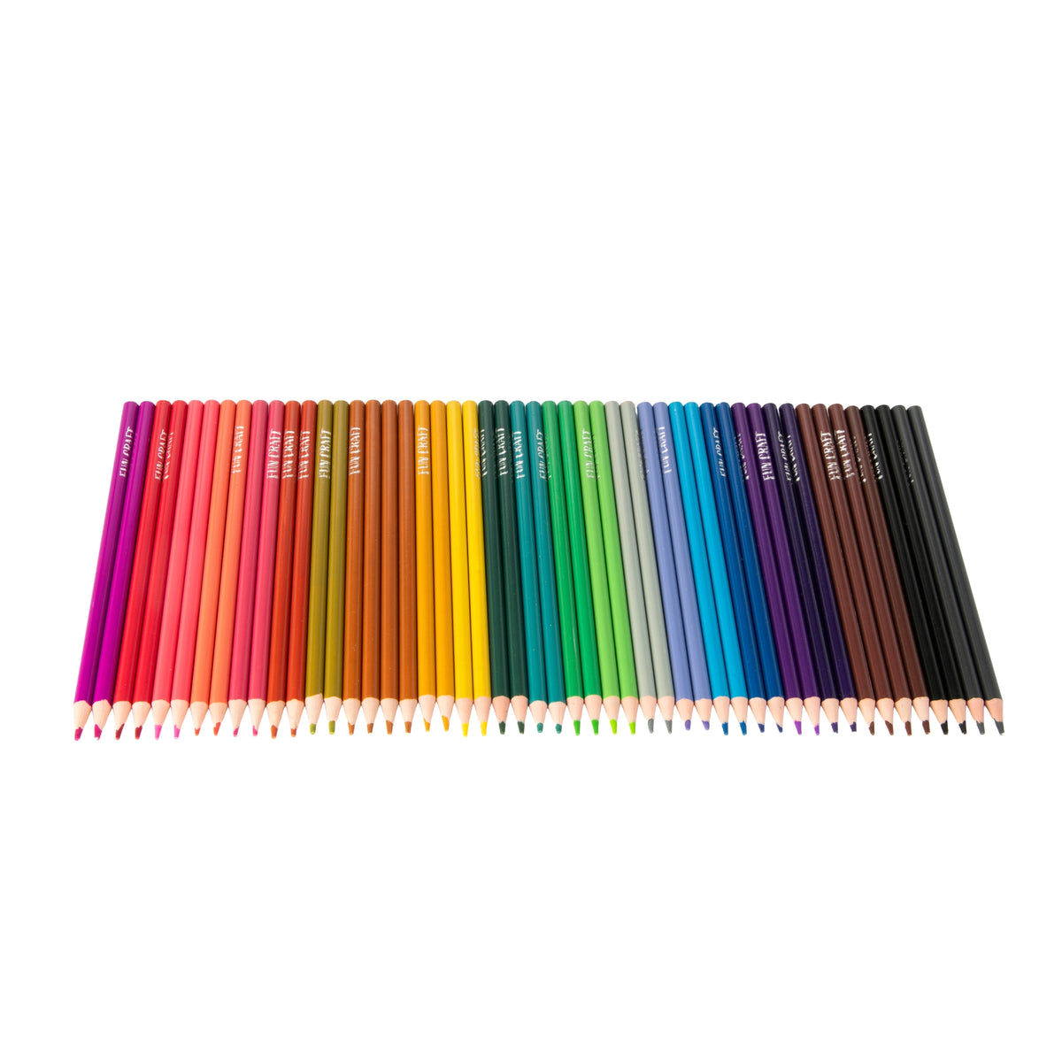 Fun Craft 50 Coloured Pencils – Kids Colouring & Drawing Set