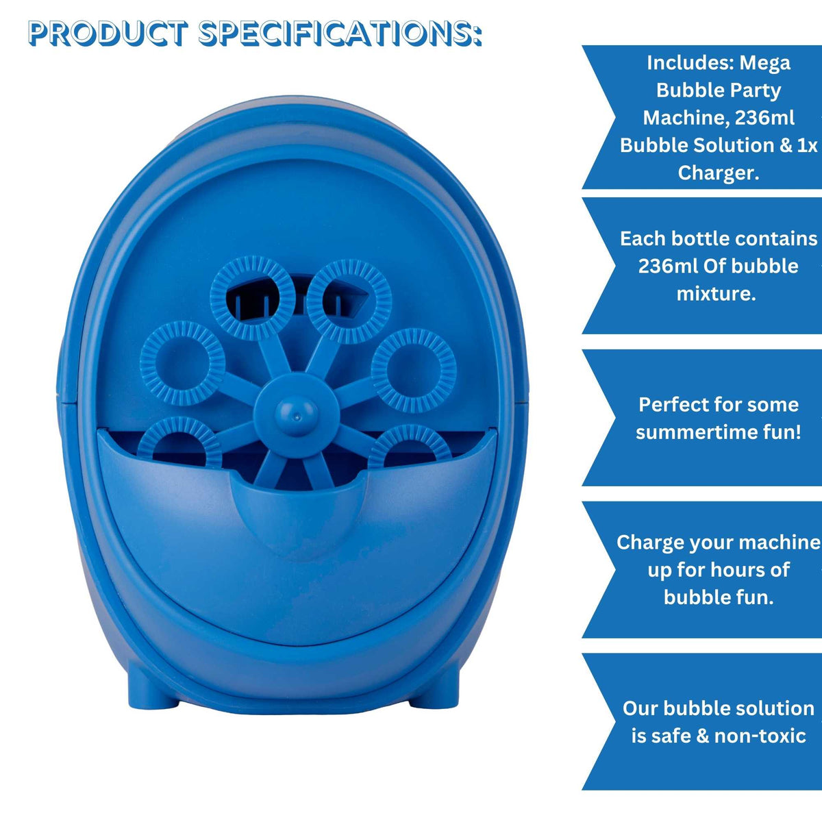 Mega Bubble Flurry Party Machine