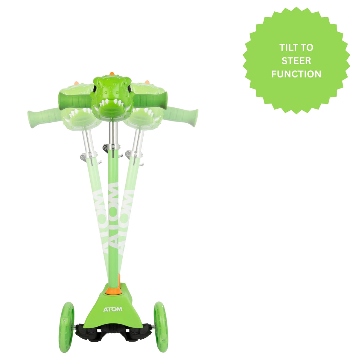 ATOM Light Up Mini Cruiser Scooter - Dinosaur