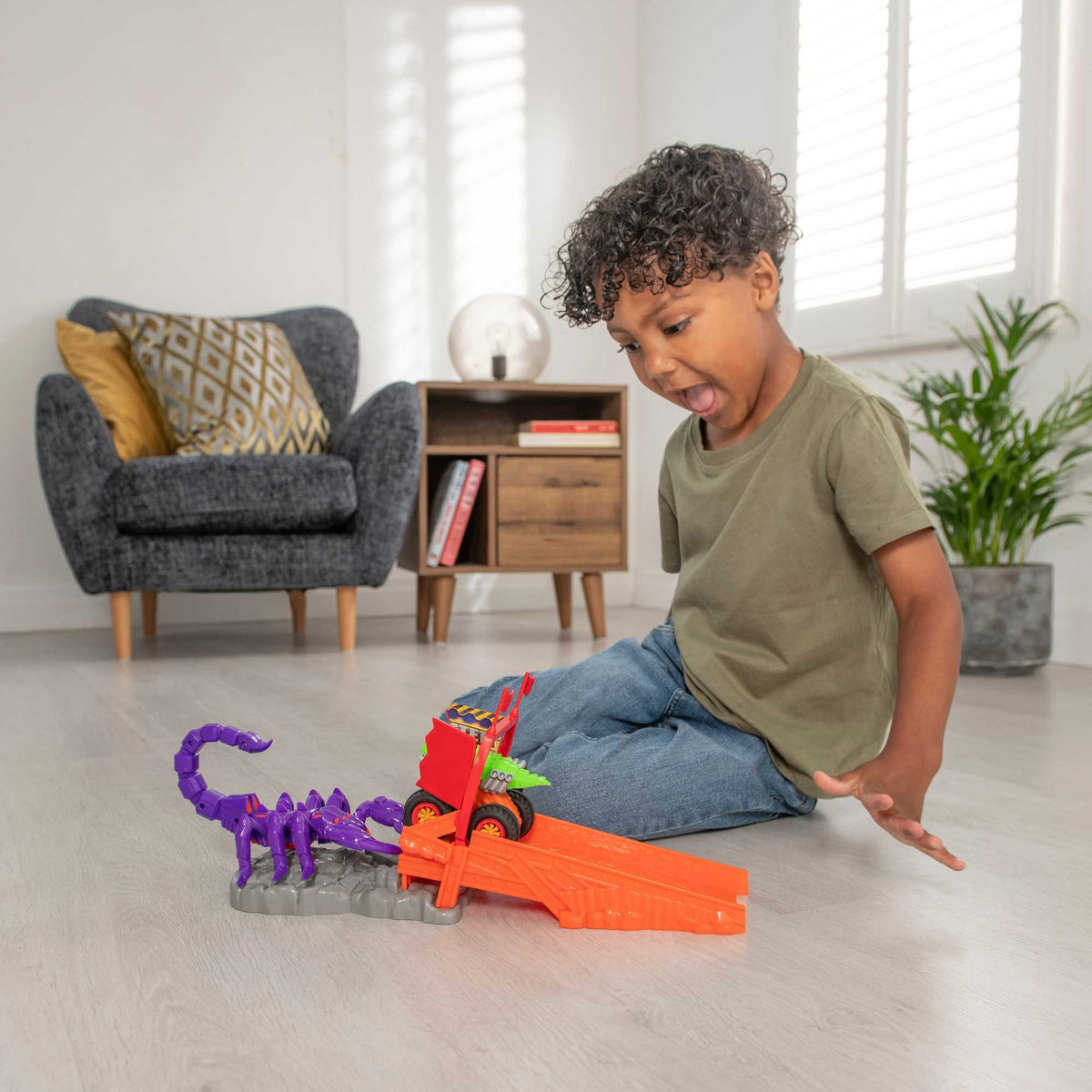 Teamsterz Monster Jaws Scorpion Slam Playset