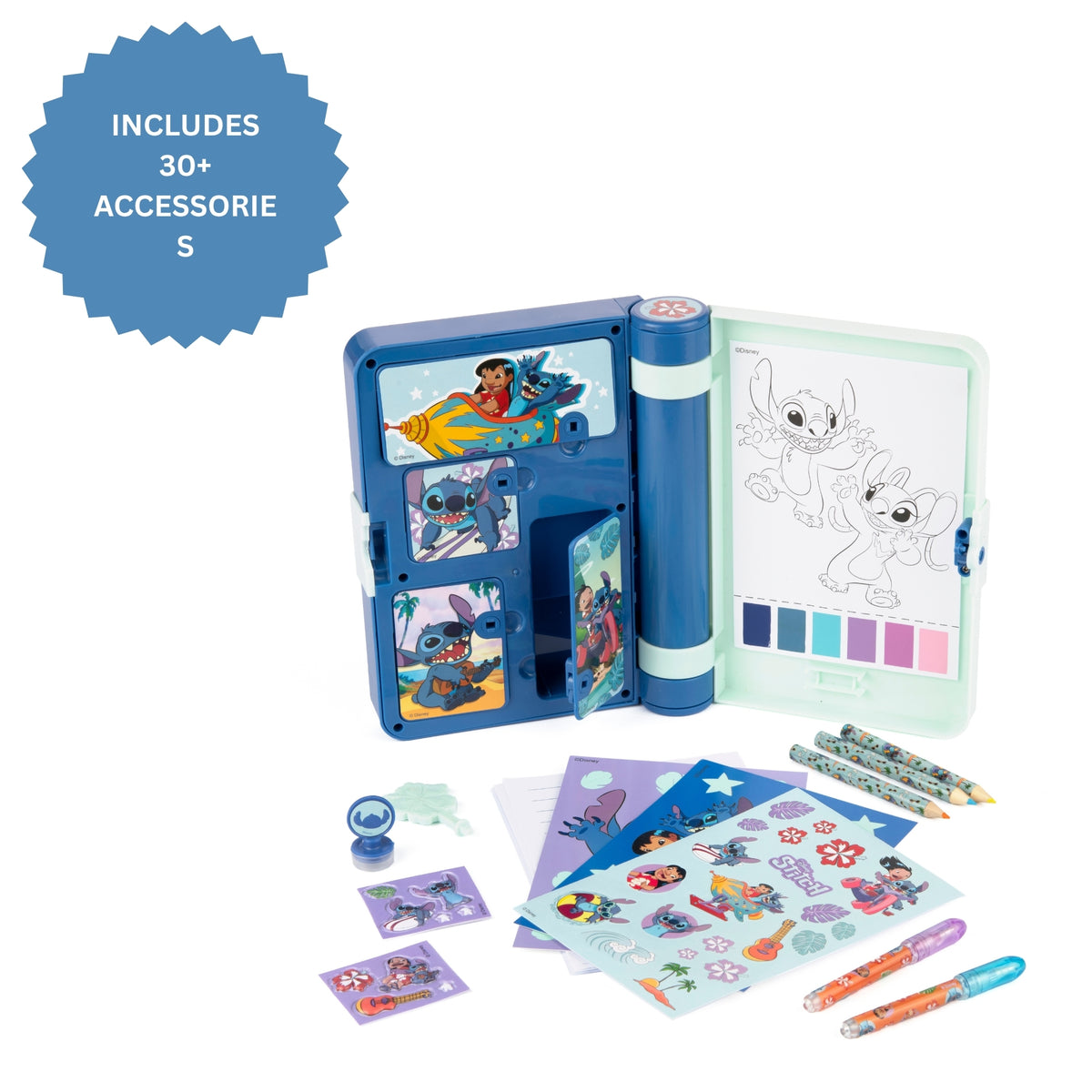 Disney Stitch Activity Craft Set for Girls – 30+ Accessories Surprise Arts & Crafts Kit