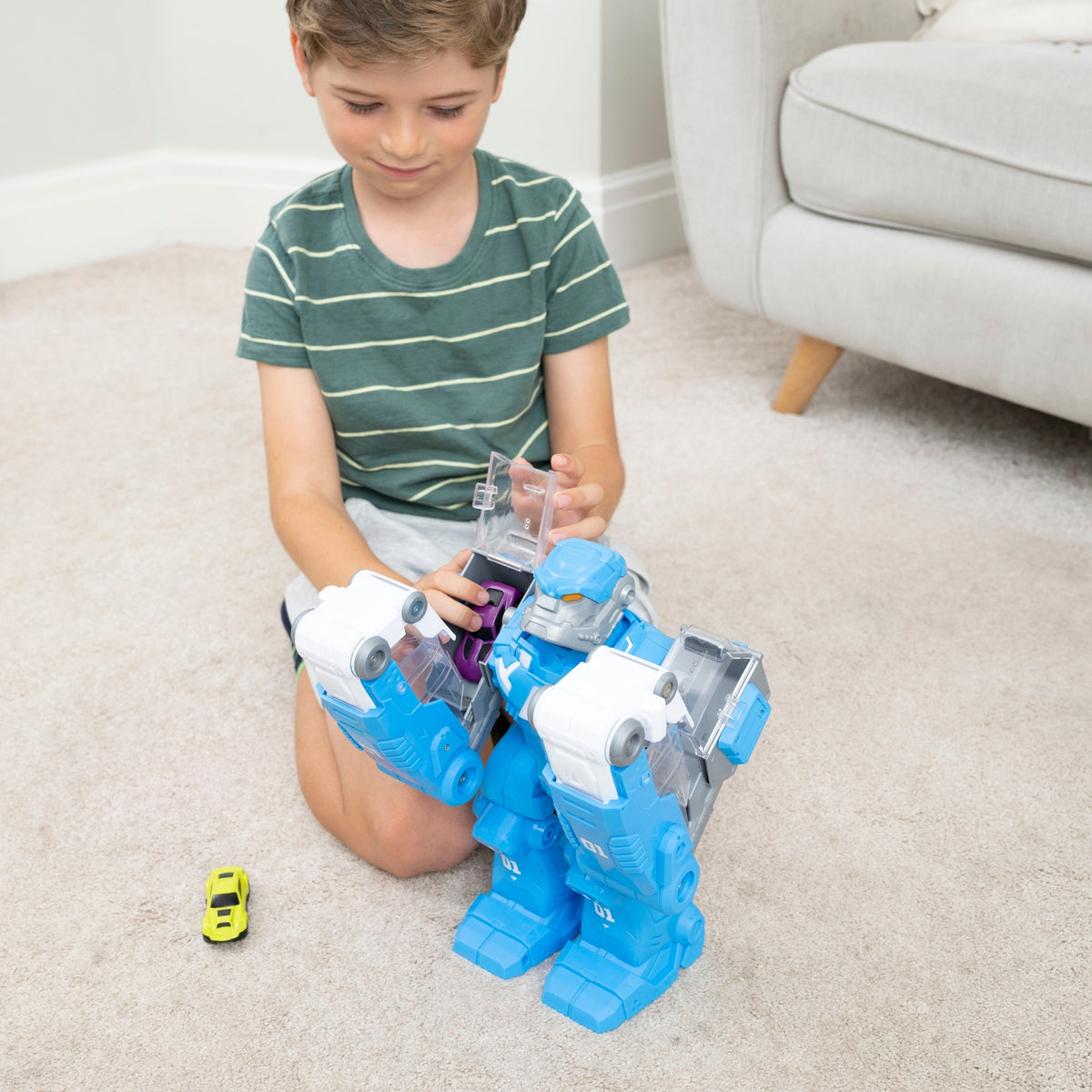 Teamsterz Robo Wreckers Gorilla Slam Playset - Includes Die-Cast Car