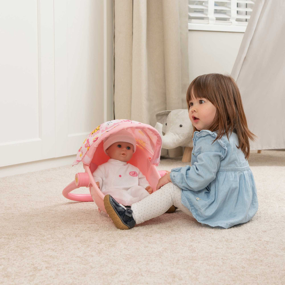 BabyBoo My First 4 in 1 Dolls Pram - Jungle