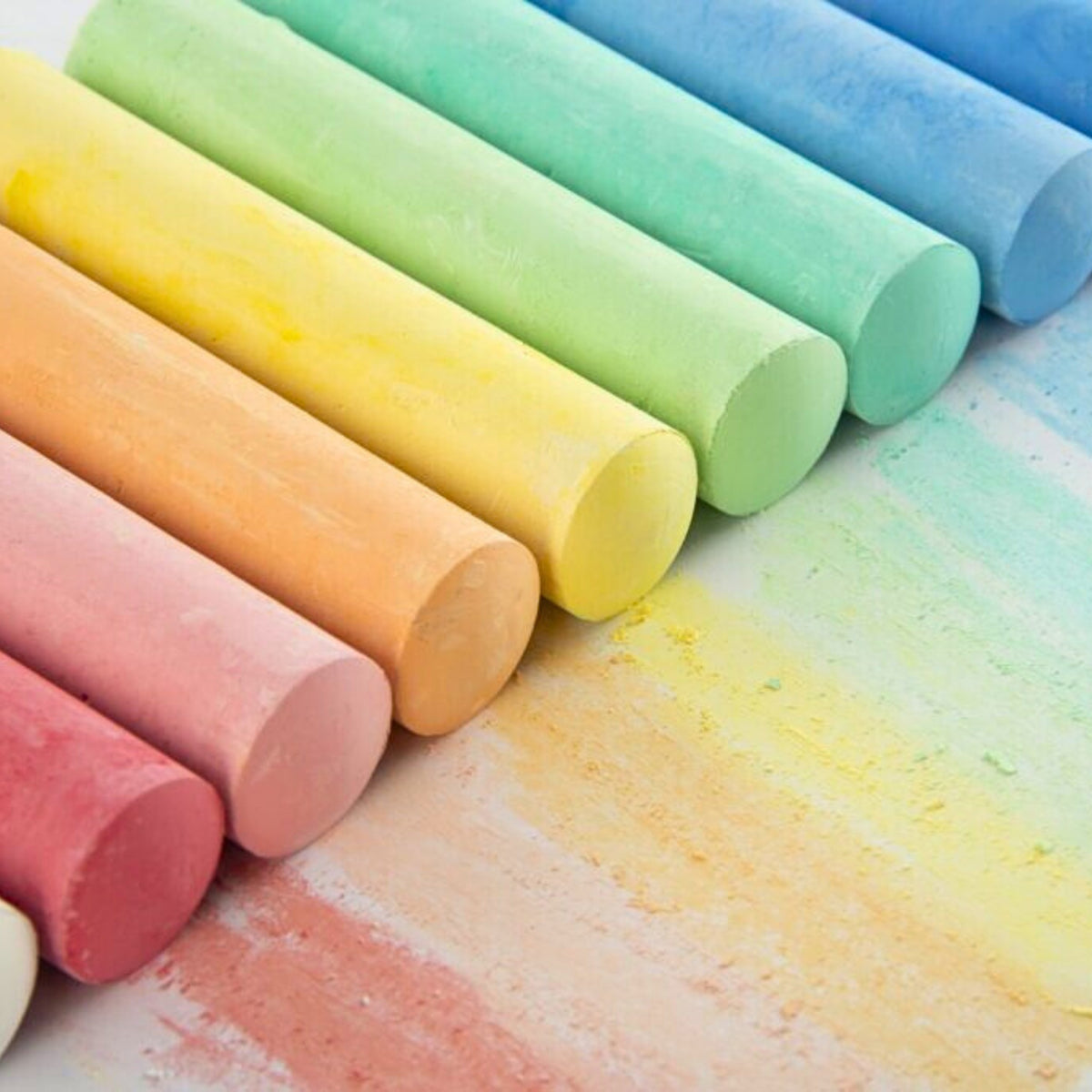 Fun Craft 60 Piece Jumbo Pavement Chalk – Outdoor Drawing Chalk Set for Kids