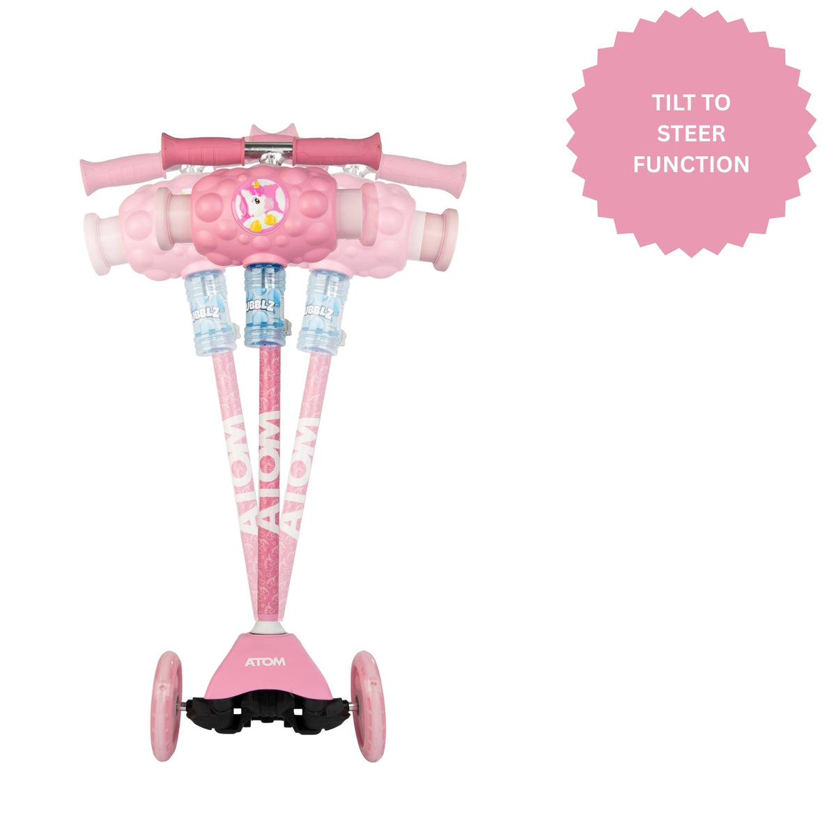 ATOM Childrens Bubble Cruiser Scooter - Unicorn