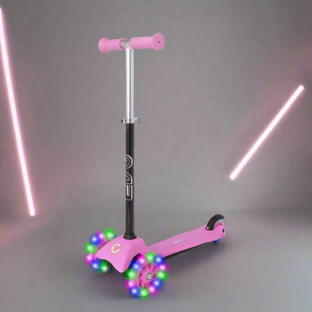 EVO Light Up Mini Cruiser Scooter - Baby Pink