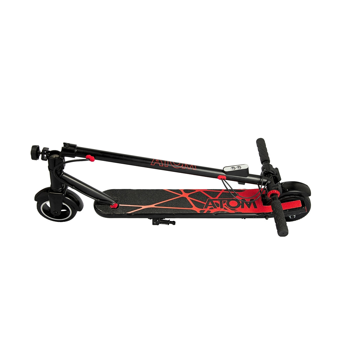 ATOM VT3 Electric E-Scooter – Red & Black | Folding Teen/Adult Scooter