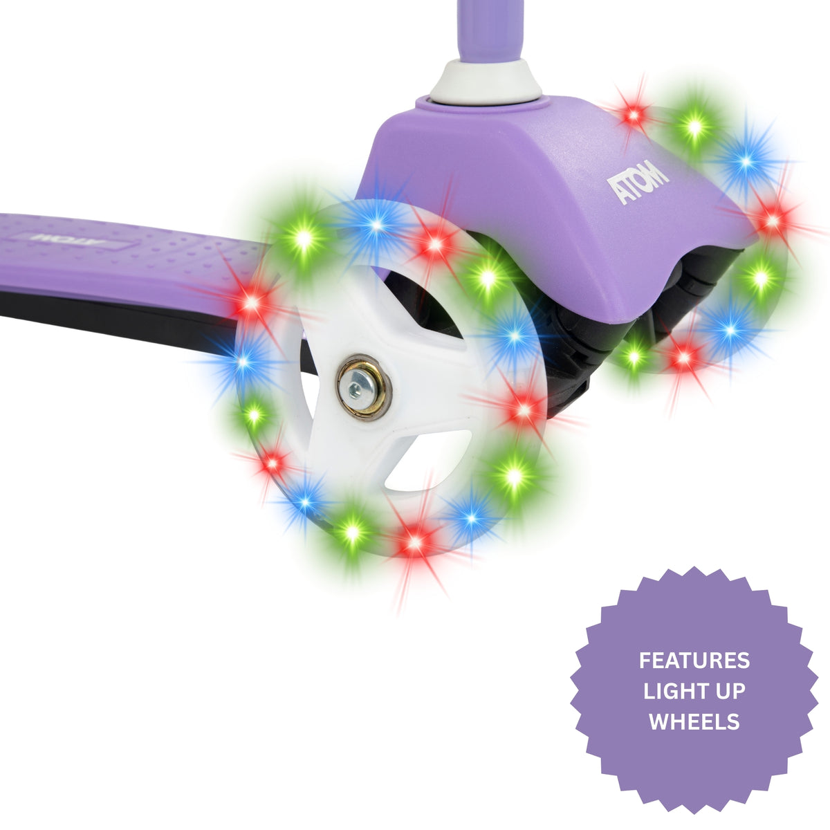 ATOM Light Up Mini Cruiser Scooter - Unicorn