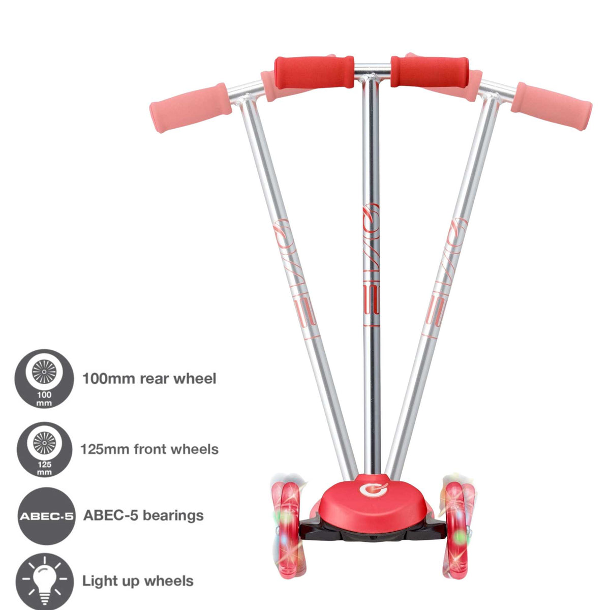 EVO Light-Up Move 'N' Groove Scooter - Red
