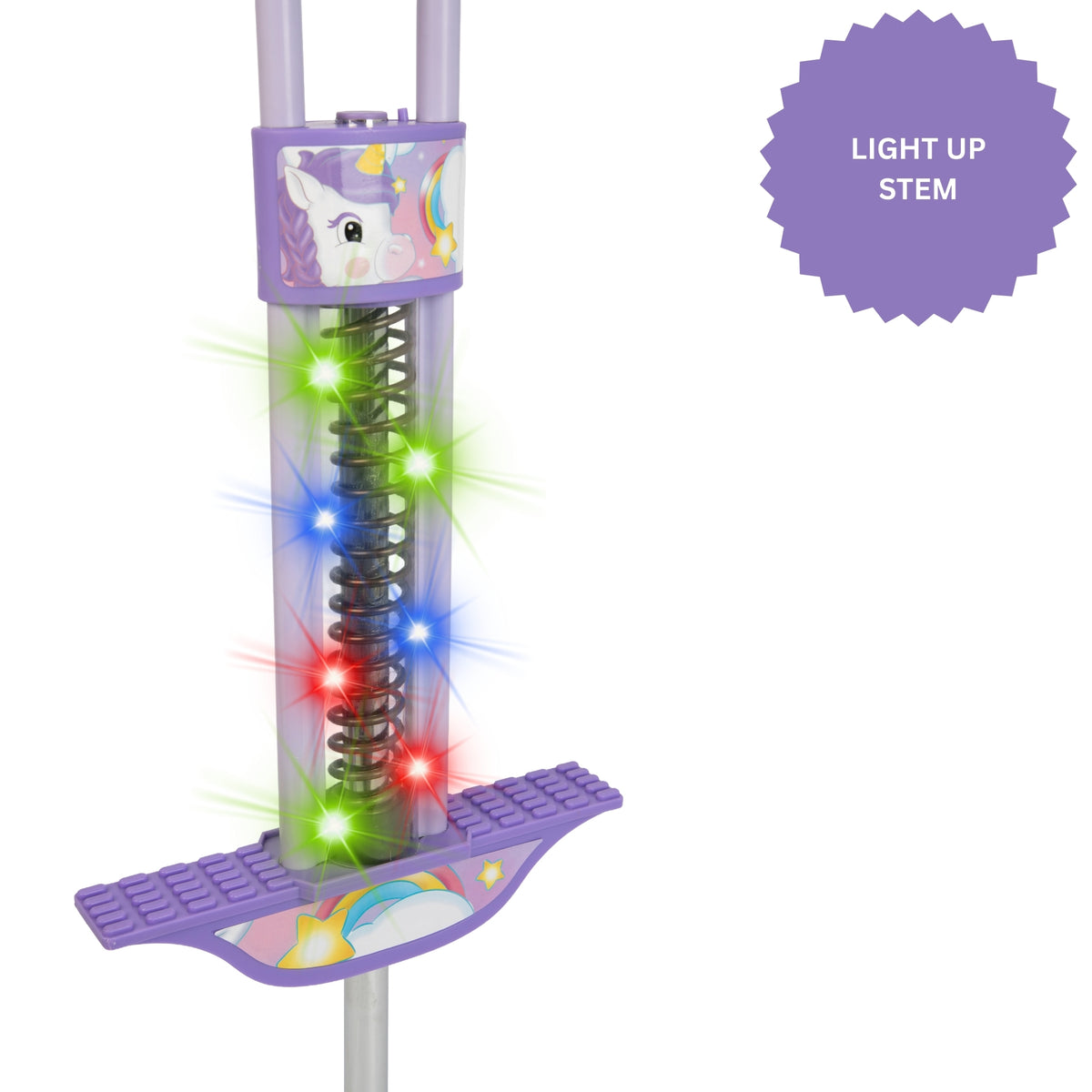 ATOM Light-Up Pogo Stick - Unicorn