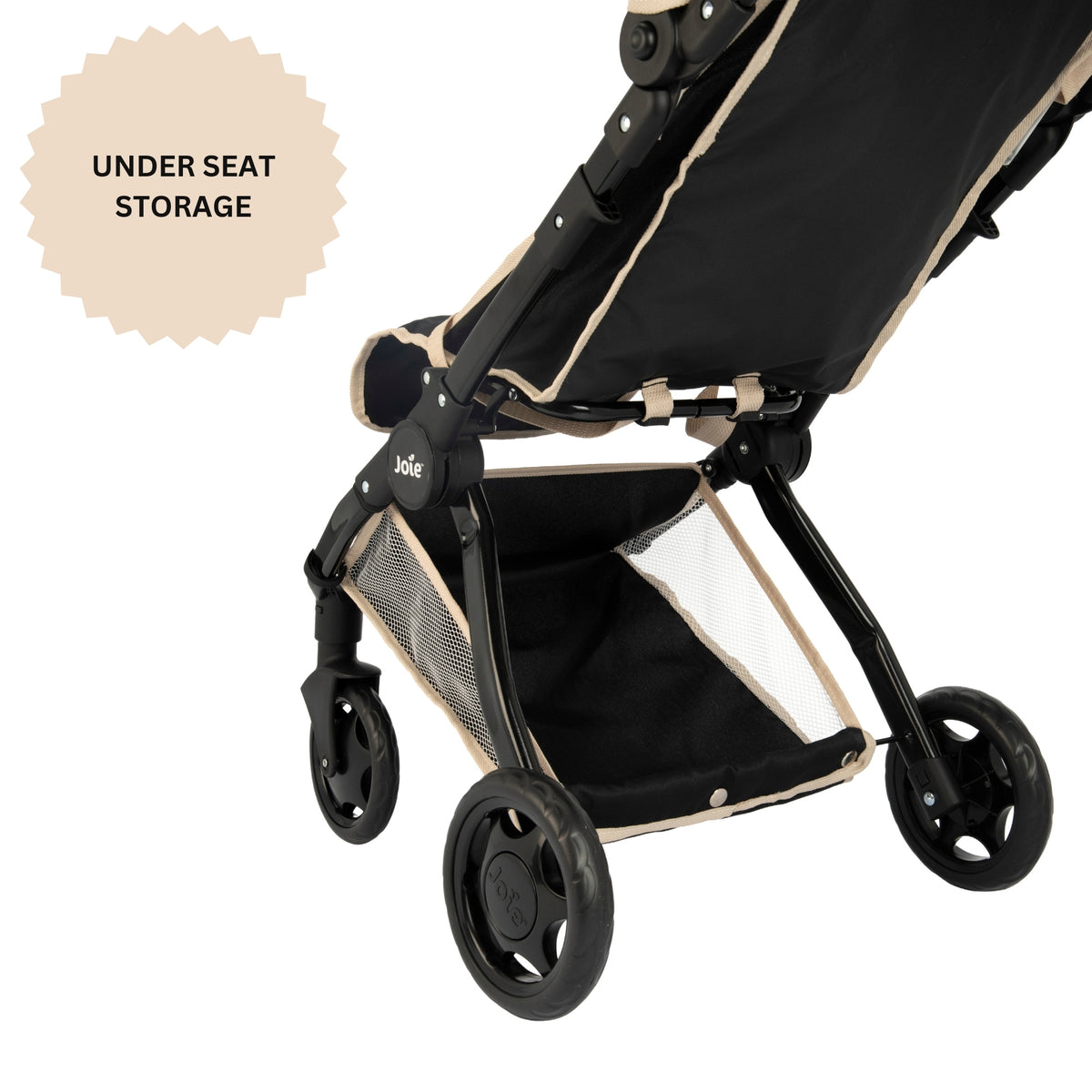 Joie Junior Pact Pram - Stone & Black