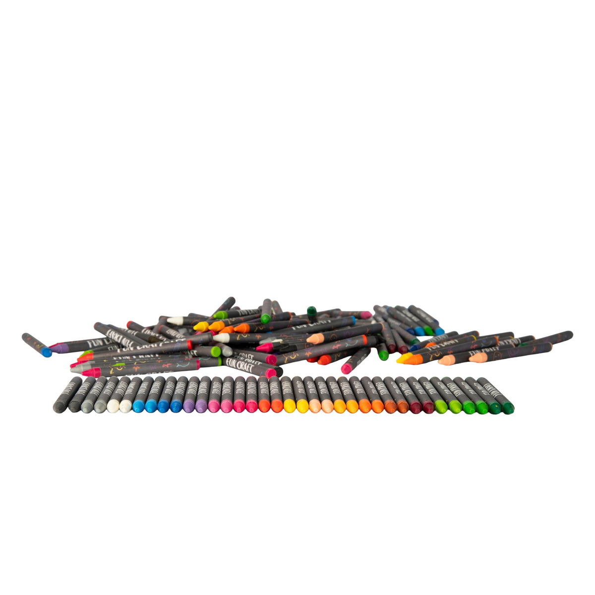 Fun Craft 150 Coloured Crayons – Large Kids Colouring & Art Set