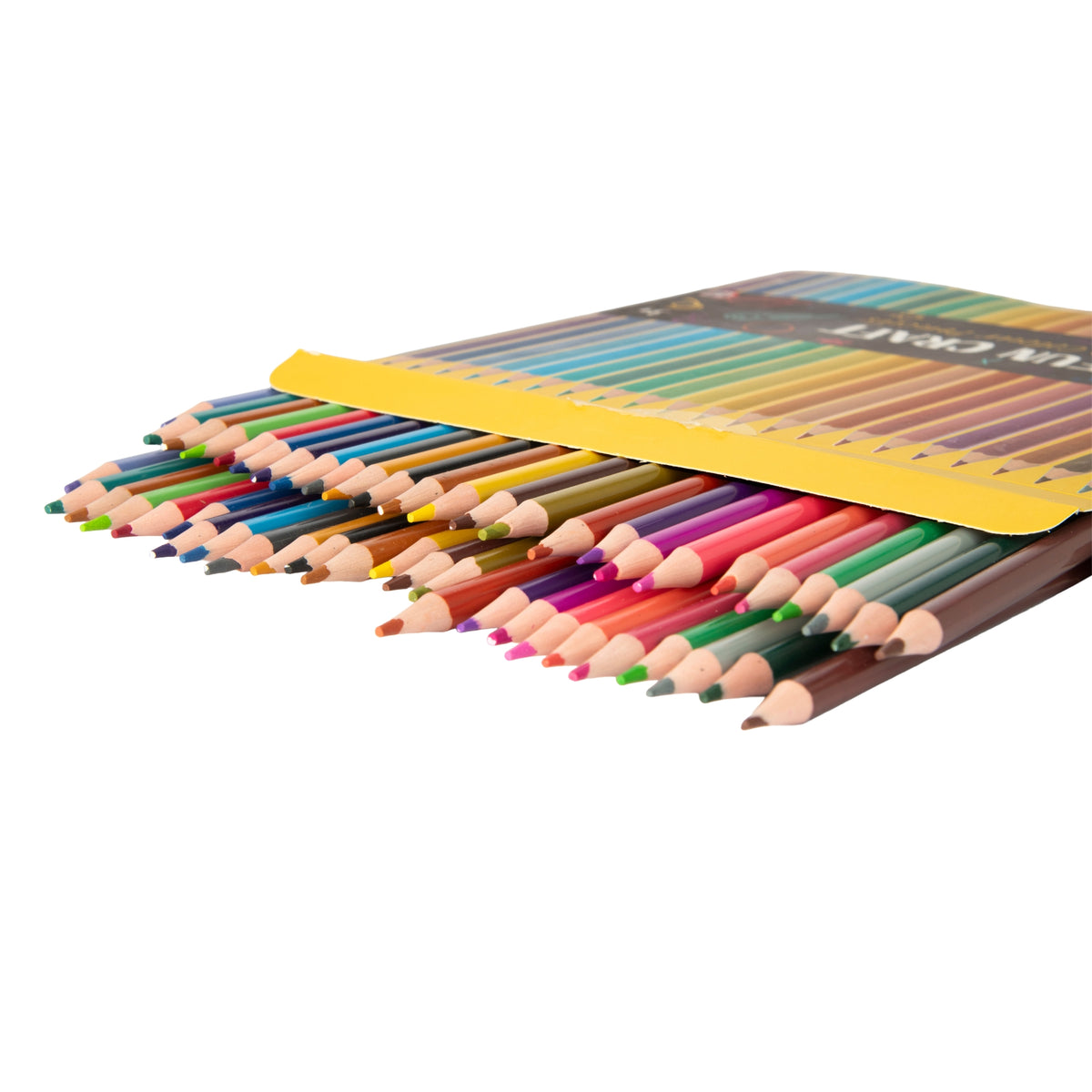 Fun Craft 50 Coloured Pencils – Kids Colouring & Drawing Set