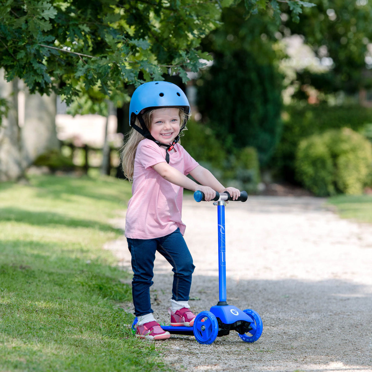 EVO 3 in 1 Cruiser Toddler Ride On & Scooter - Blue