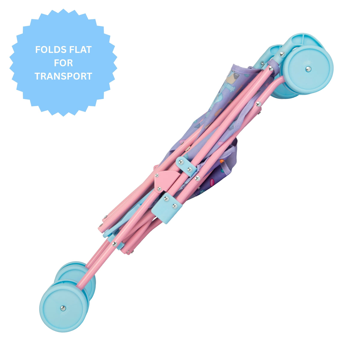 Bluey Twin Dolls Buddy Buggy