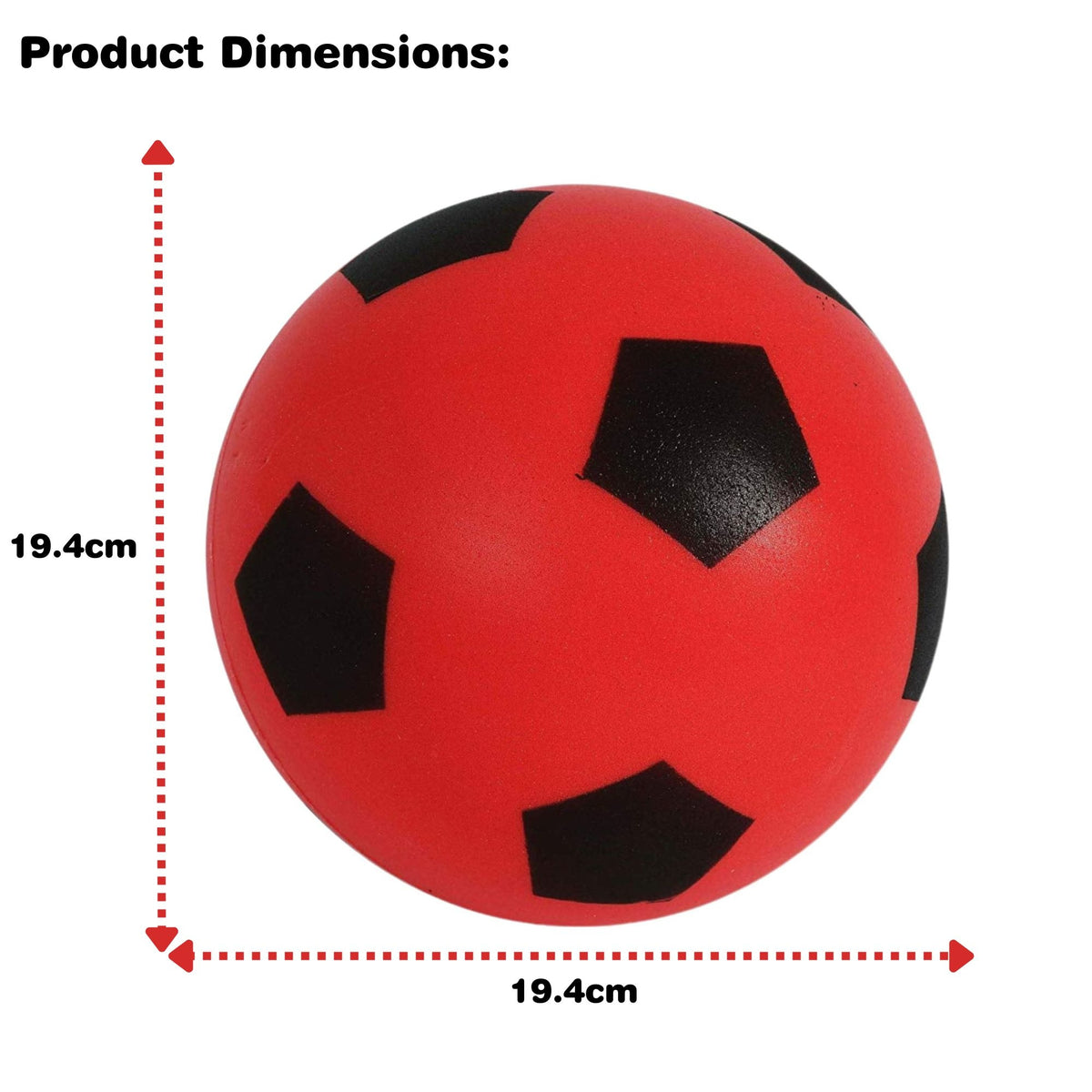 Foam Football Pack Of 12 - Red