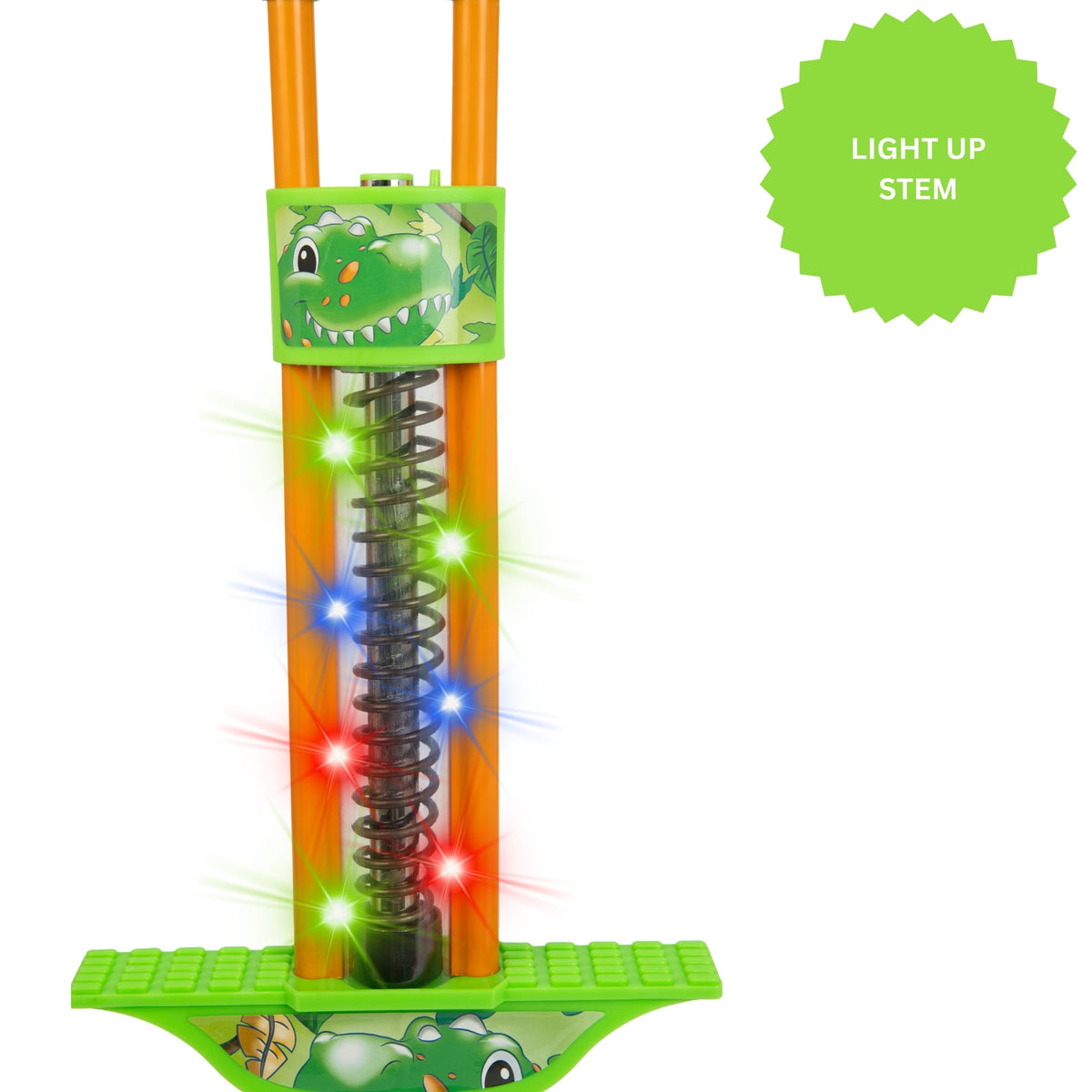 ATOM Light-Up Pogo Stick - Dinosaur
