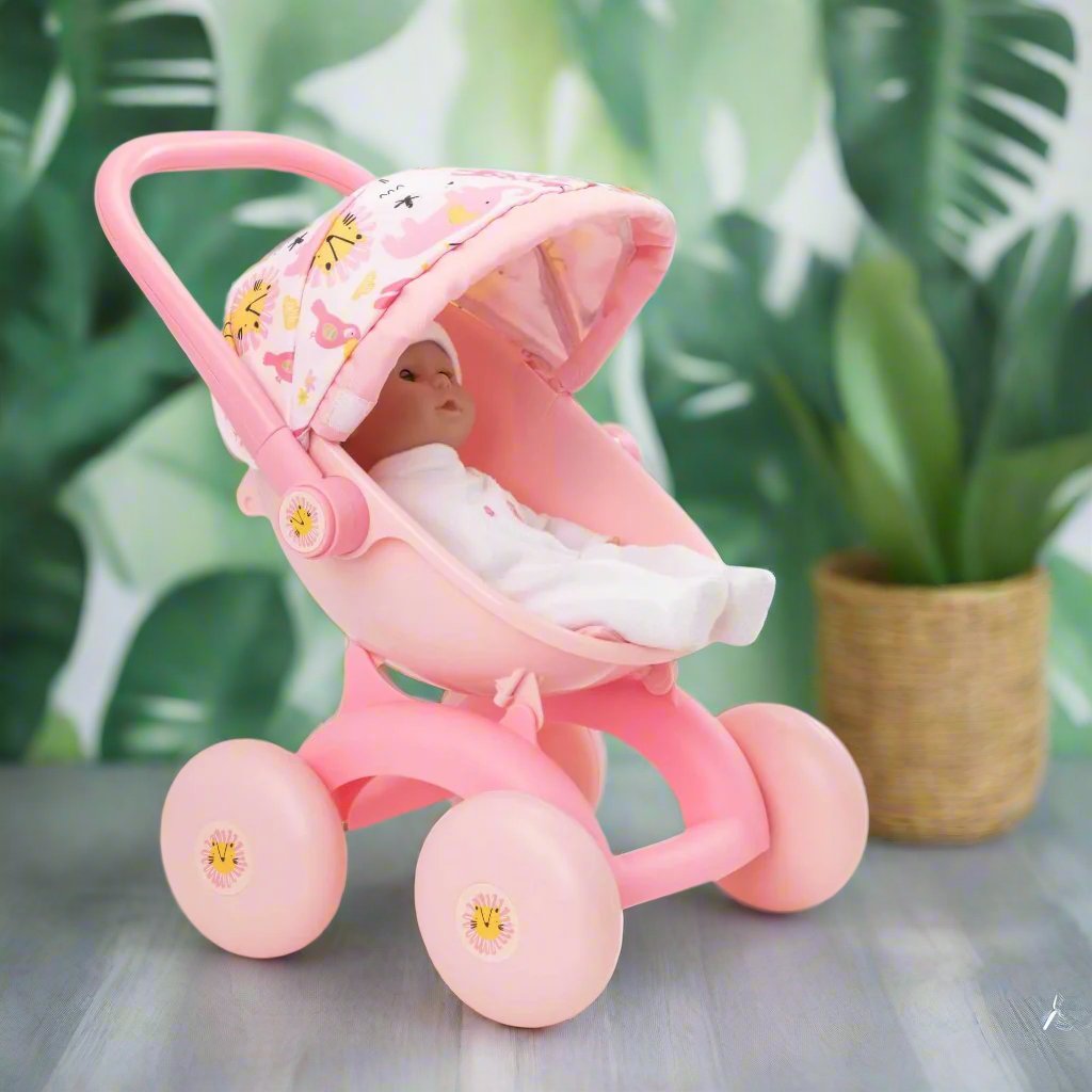 BabyBoo My First 4 in 1 Dolls Pram - Jungle