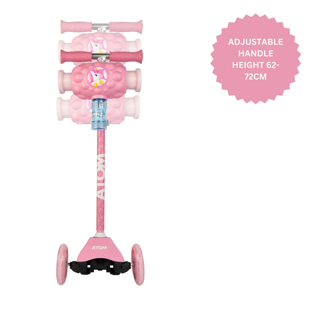 ATOM Childrens Bubble Cruiser Scooter - Unicorn
