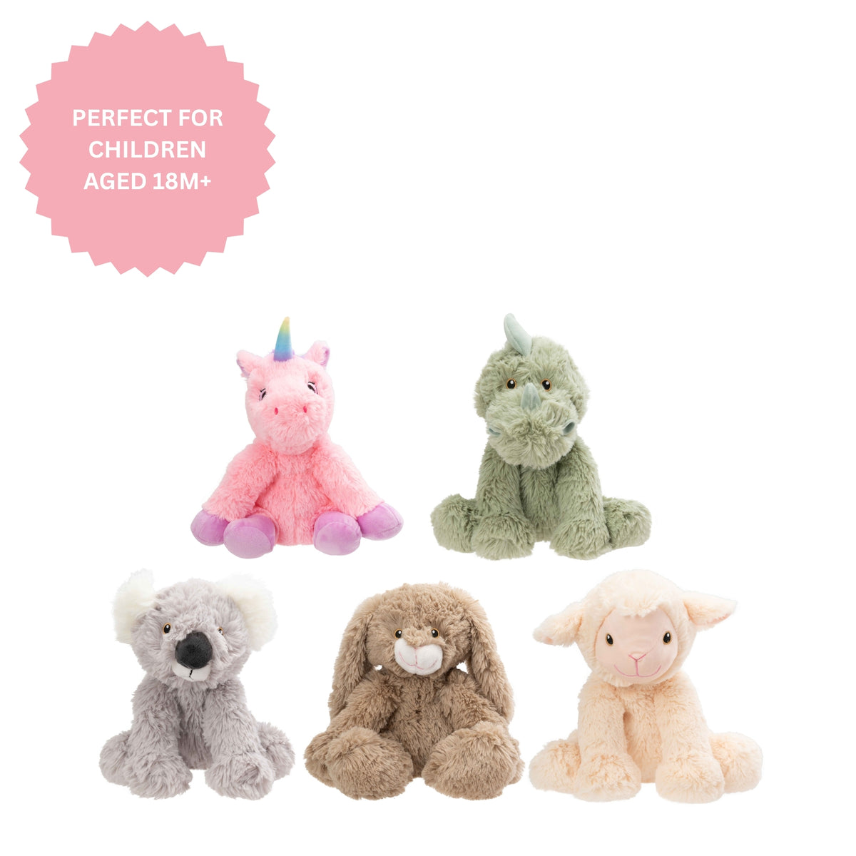 Bella & Bee Soft Plush Teddy - Unicorn