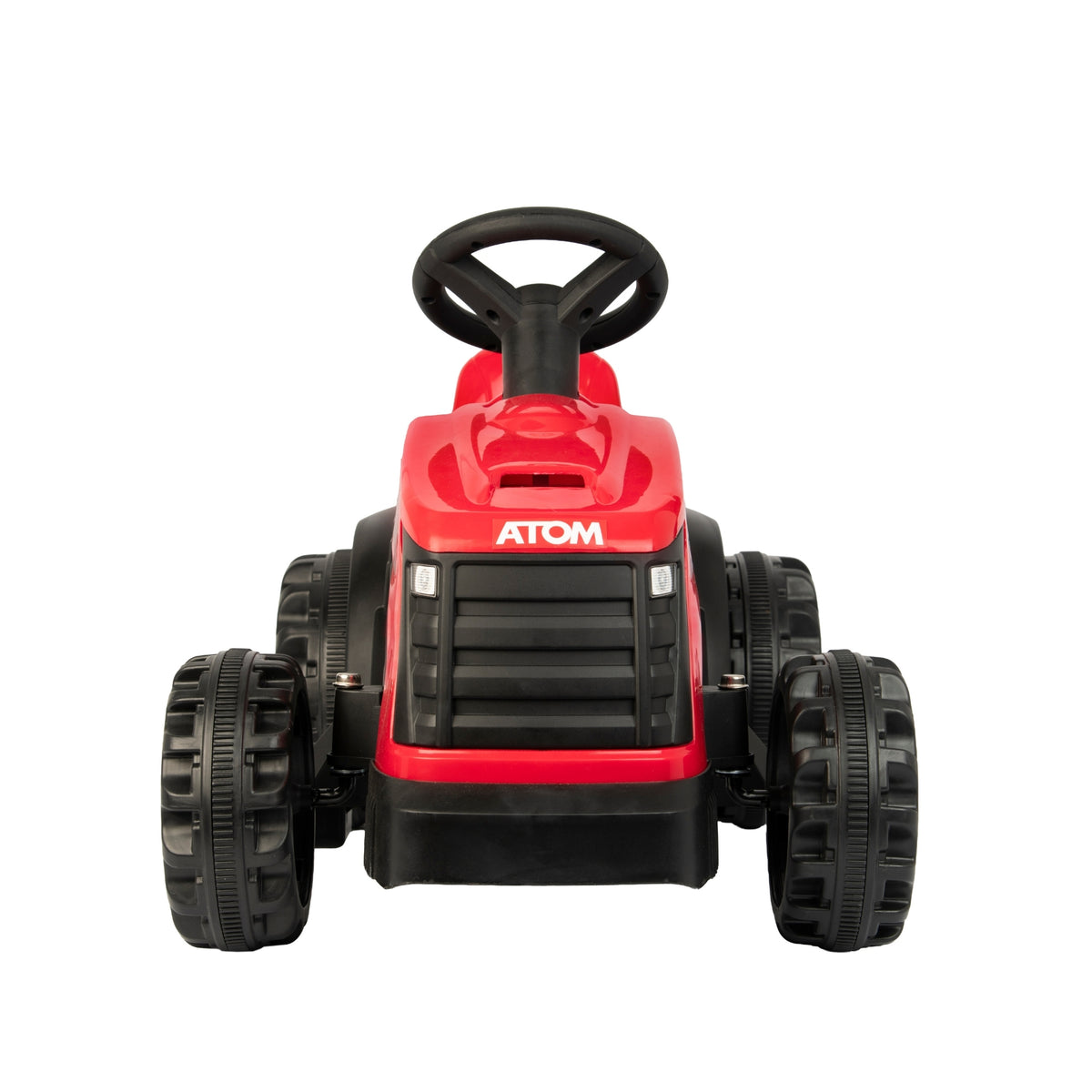 ATOM 6V Electric Ride On Tractor With Trailer - Red