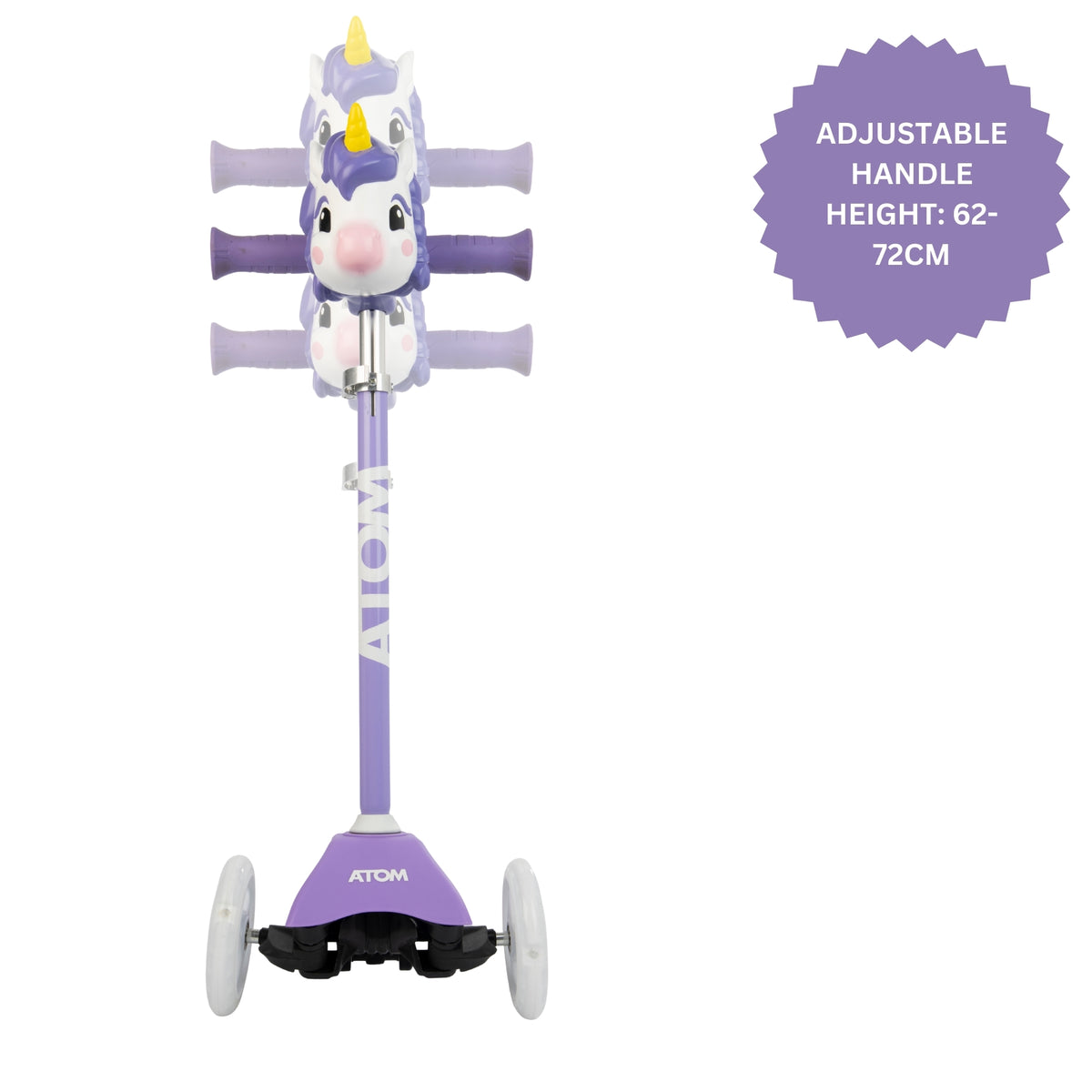 ATOM Light Up Mini Cruiser Scooter - Unicorn